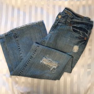 American Eagle jeans with ripped knees